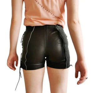 womens leather shorts WS214 28