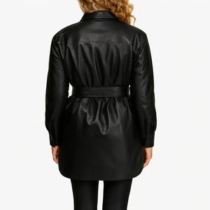 Women Leather Shirt WLS 70 Select Your Size