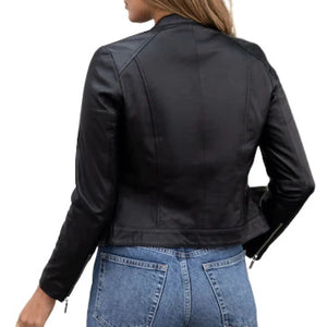 Women's Leather Jackets Classic Style - TheBougees