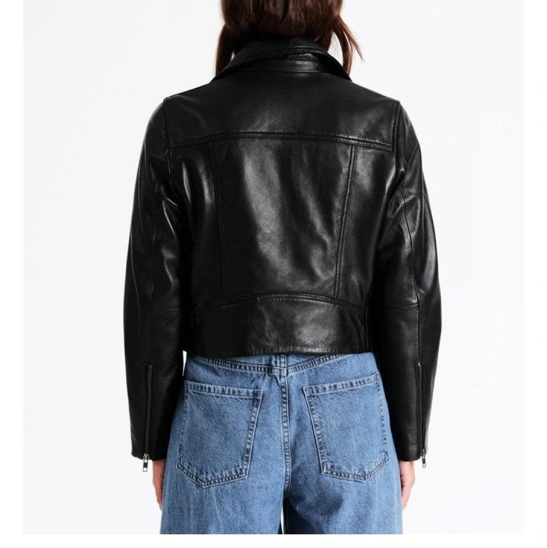 High Quality Pure Sheep Leather Jacket For Women - TheBougees