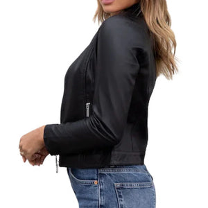 Women's Leather Jackets Classic Style - TheBougees