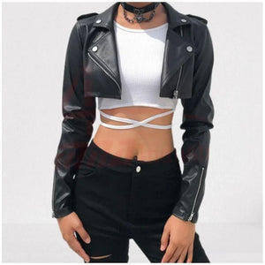 Womens Chic Fashion Cropped Jacket - TheBougees