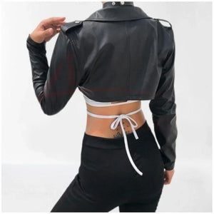 Womens Chic Fashion Cropped Jacket - TheBougees