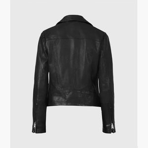 Women's Dalby Leather Biker Jacket - TheBougees