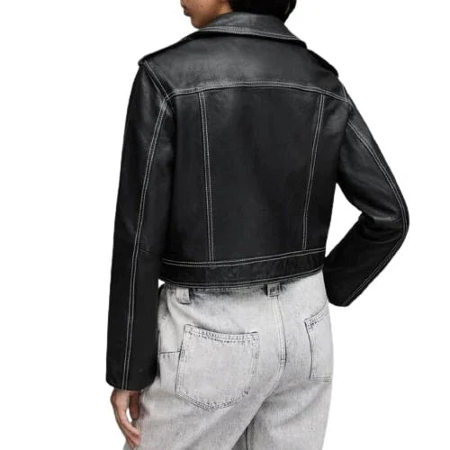 Premium Sheep Leather Jacket For Women's - TheBougees