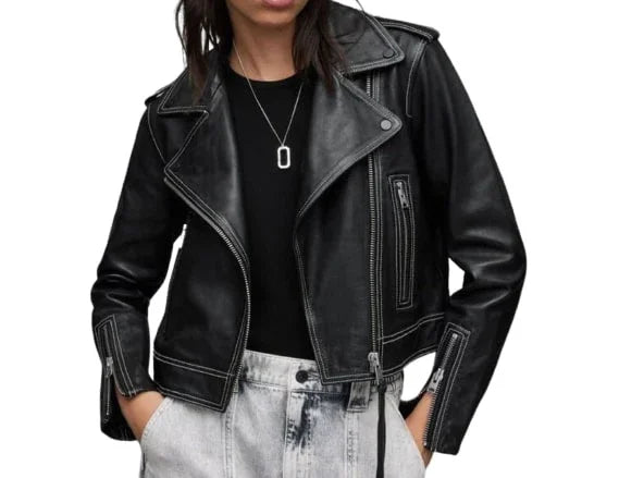 Premium Sheep Leather Jacket For Women's - TheBougees