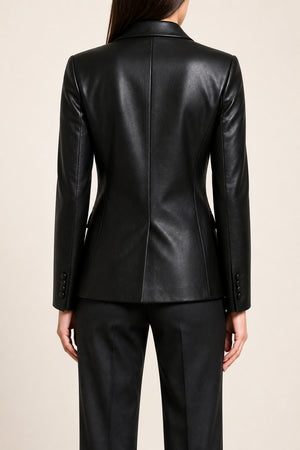 Lambskin Leather Blazer WLJ 810037 3XS