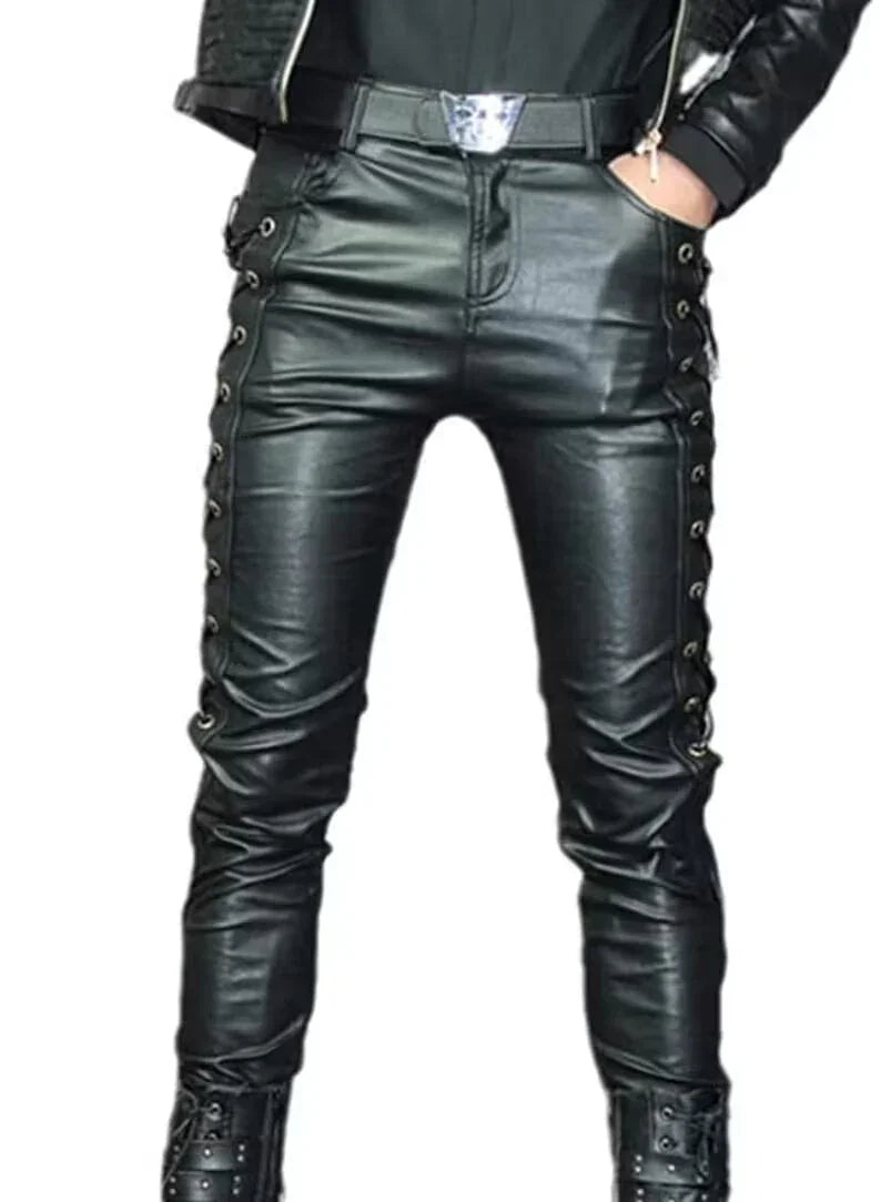 Stylish Leather Pants pure Lamb/Sheep Skin - TheBougees
