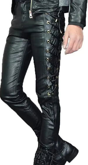 Stylish Leather Pants pure Lamb/Sheep Skin - TheBougees