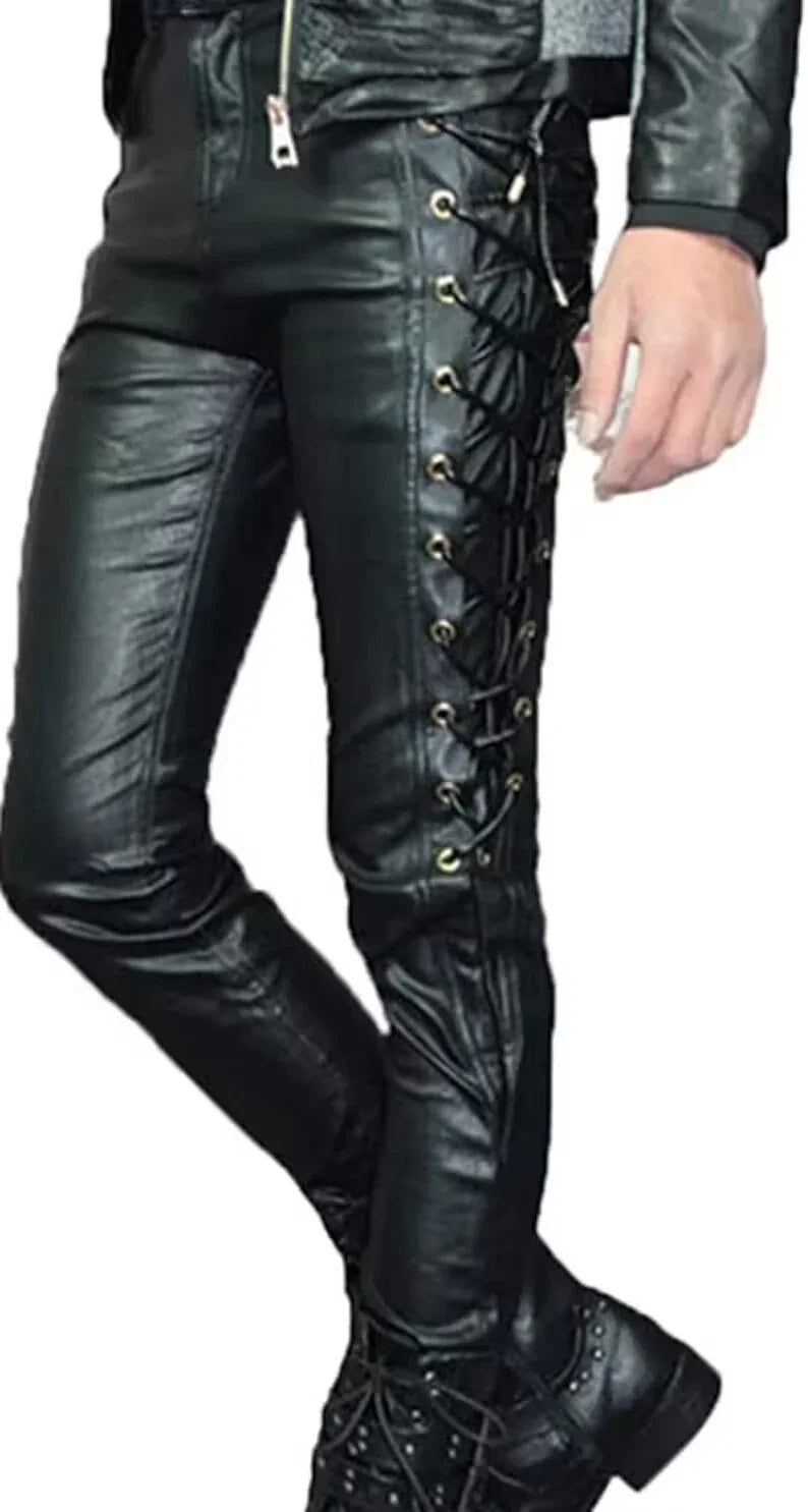 Stylish Leather Pants pure Lamb/Sheep Skin - TheBougees