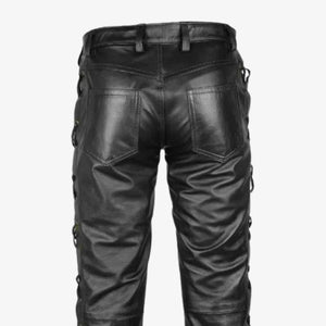 Pure Leather Pants For Men's - TheBougees