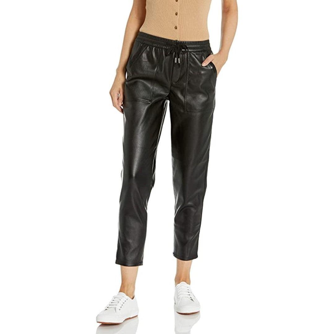 High Ankle Lambskin Leather Trouser - TheBougees