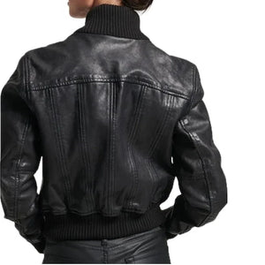 Stylish Biker Leather Jacket For Women - TheBougees