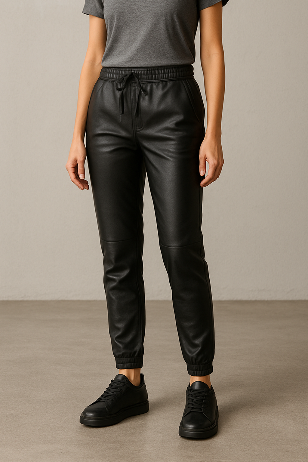 Women Leather Trousers