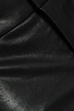 High Waisted Leather Short for Women - TheBougees