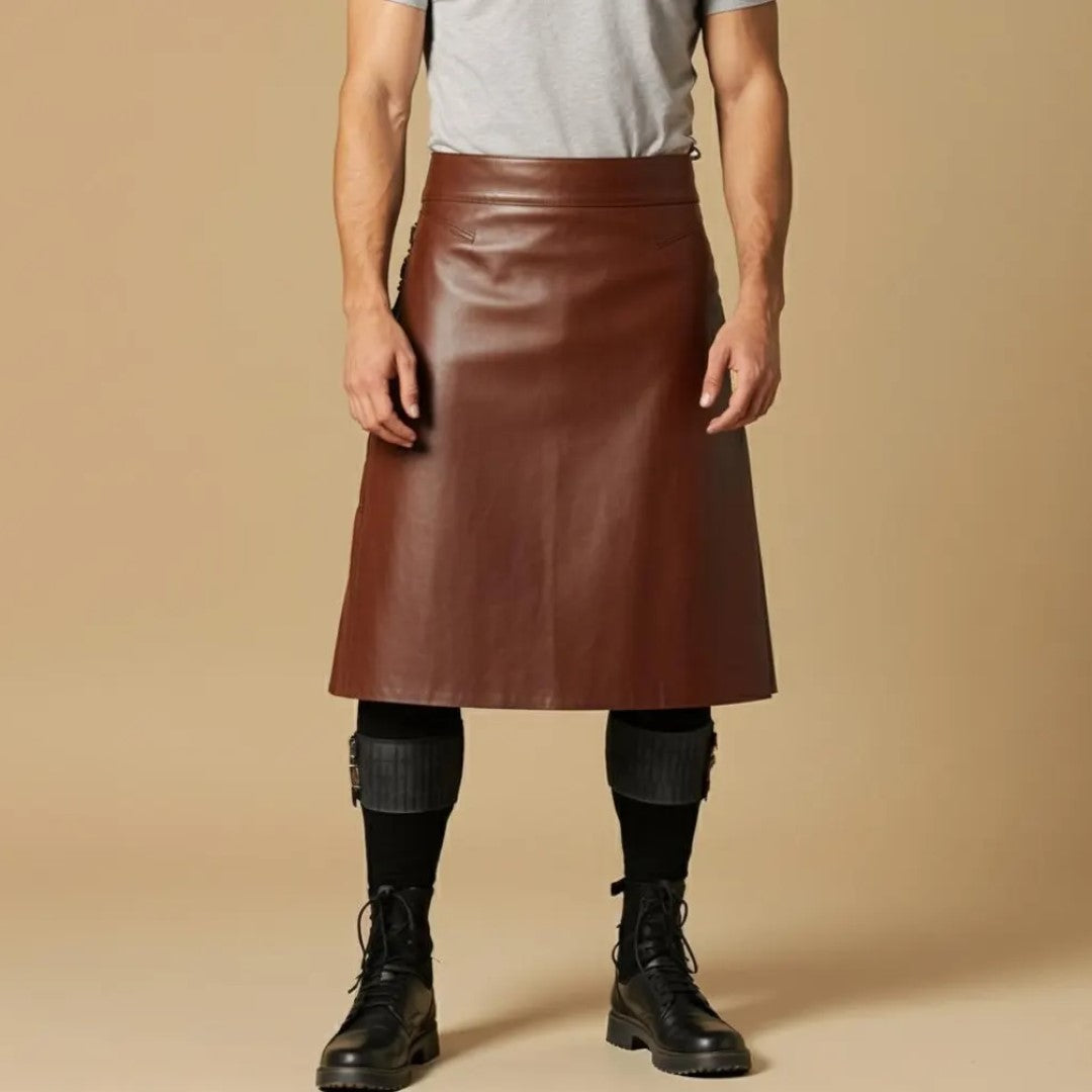 Handmade Leather Kilts for mens
