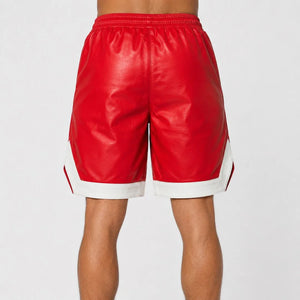 Mens leather shorts MS4012 26