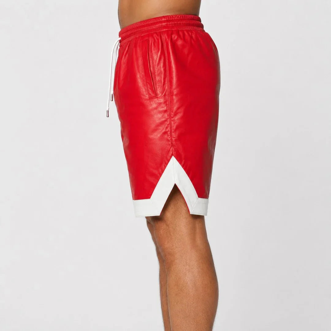 Mens leather shorts MS4012 26
