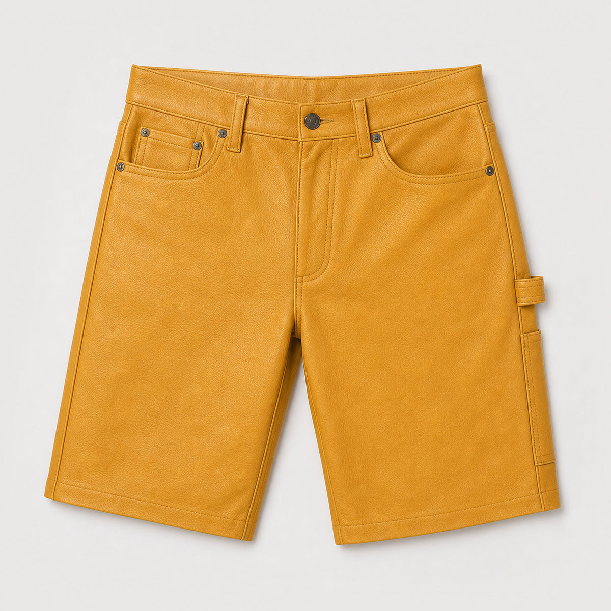 mens yellow leather shorts MLS 810069 28