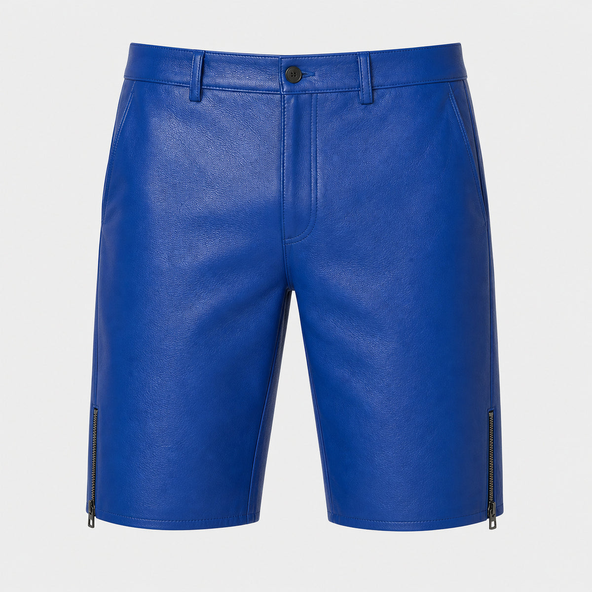 mens royal blue leather shorts MLS 810070 28