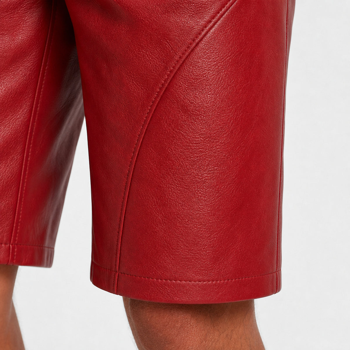 red leather shorts for men MLS 810075 28