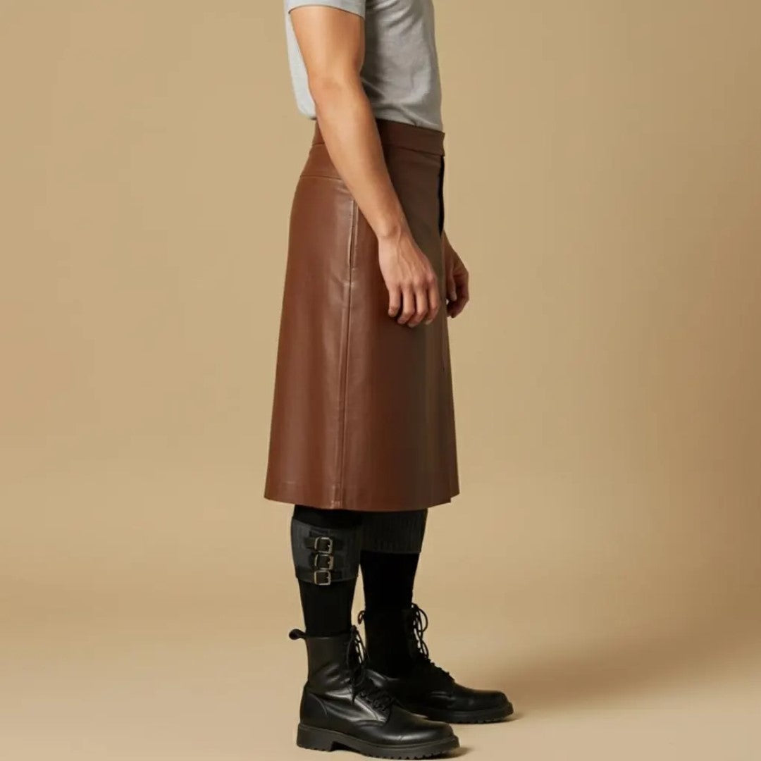 Handmade Leather Kilts for mens
