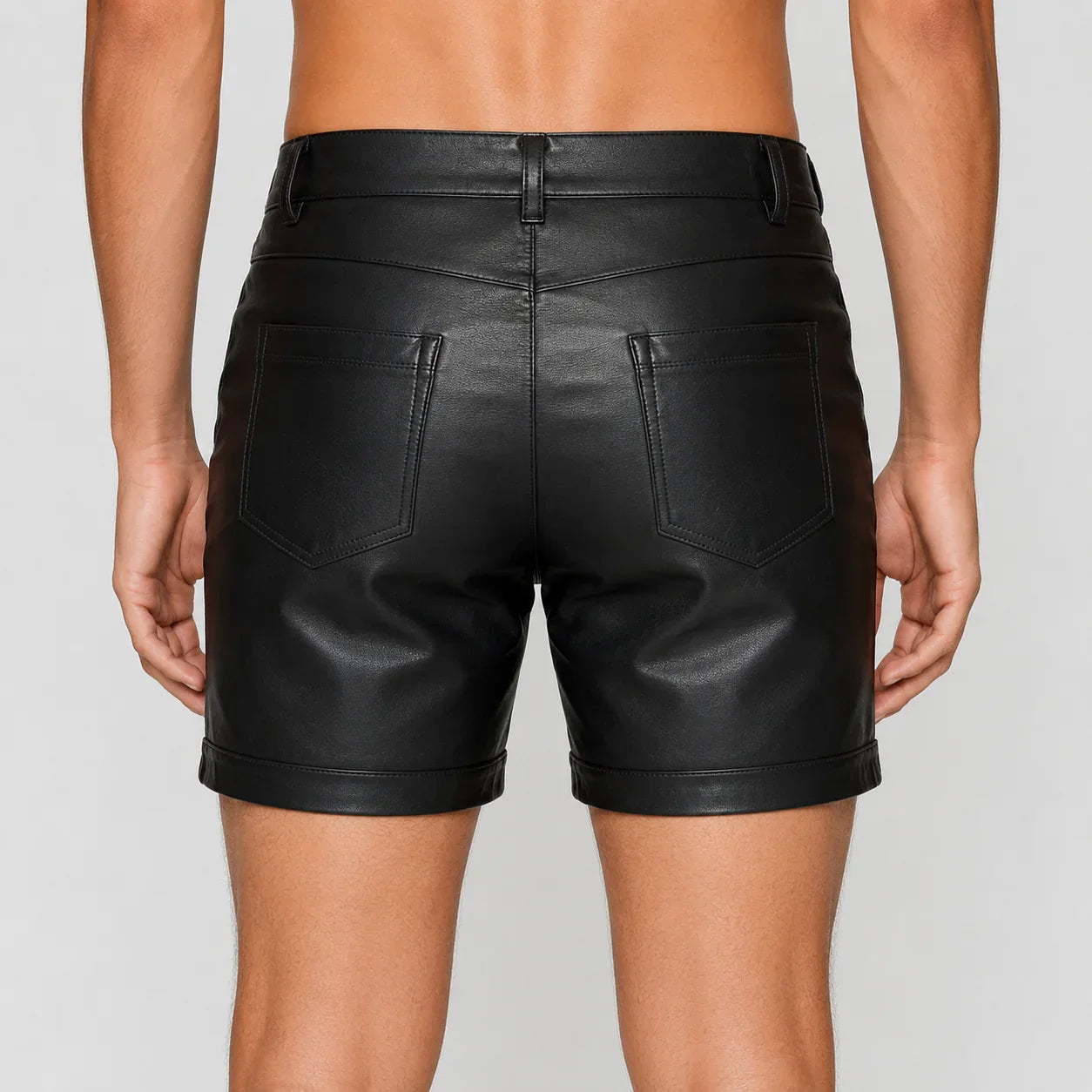 leather shorts men MS 4009 28