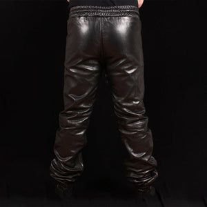 Sheep Leather Trousers for Jogging - TheBougees